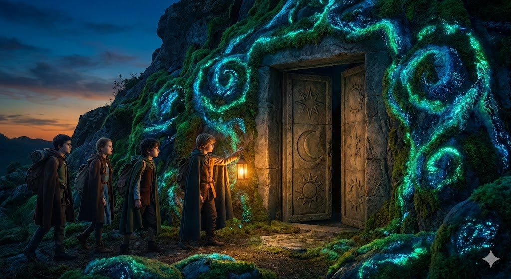 Glowmoss cave image