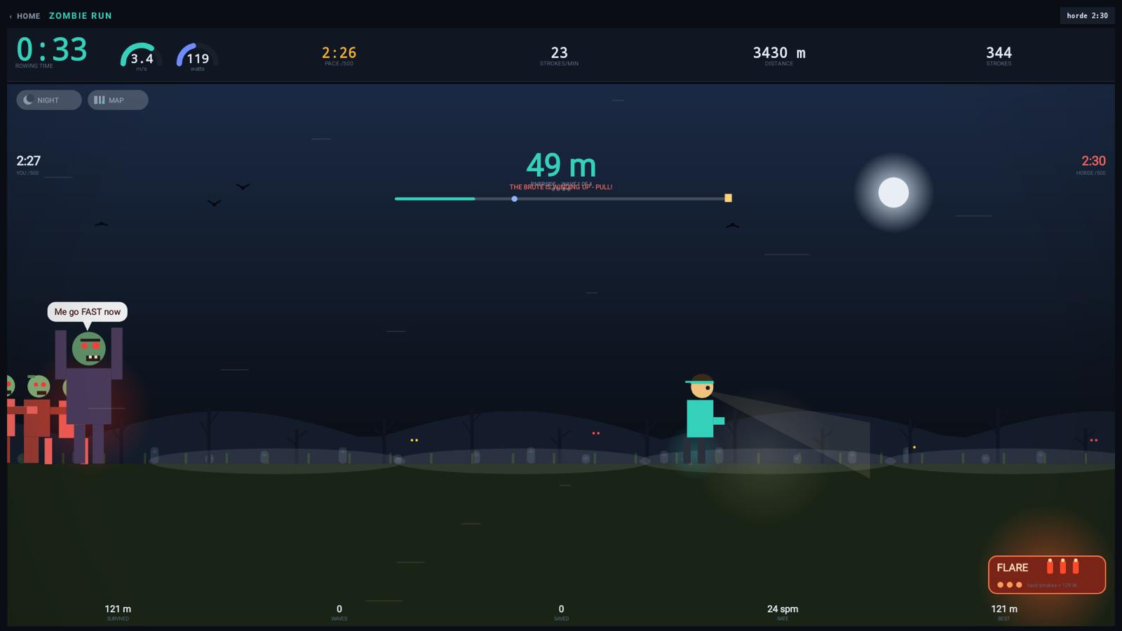 Zombie Run - the horde is right behind you